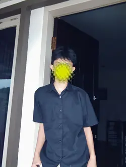 blurr tutup muka