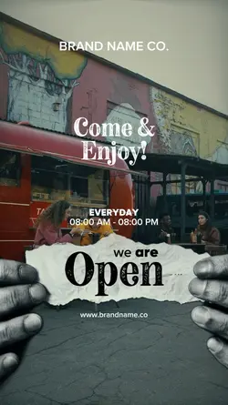 WE ARE OPEN