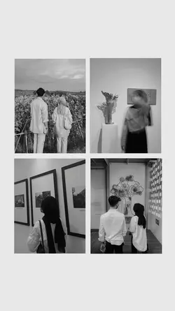 4 foto black white 
