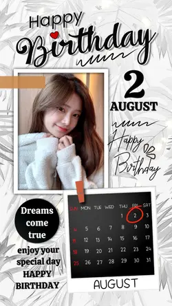 HBD 2 AUGUST