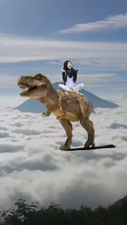 Dino diatas awan ²⁴