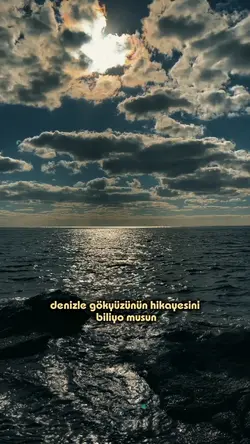 deniz ve gökyüzü