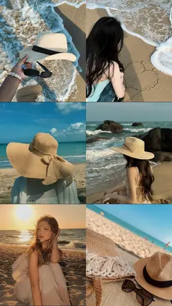 beach vibes collage 