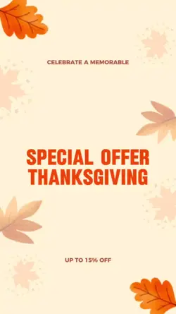 Business Template ThanksGiving Day Turkey Food industry Promo