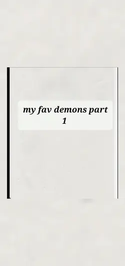 my fav demons