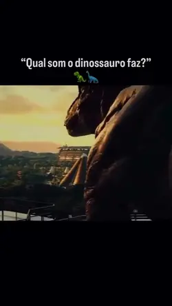 o som do dinosauro