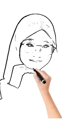 menggambar 