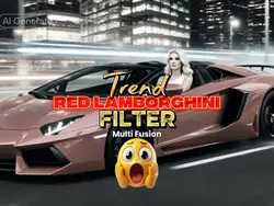 Red Lamborghini AI