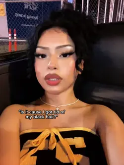 my black hair