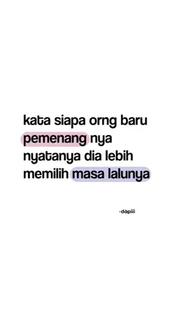 Pemenangnya masalalu