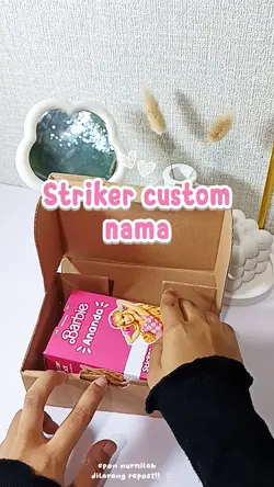 stiker nama