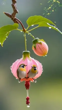 Safe nest of birds 