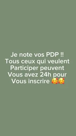 Je note vos pdp !! 