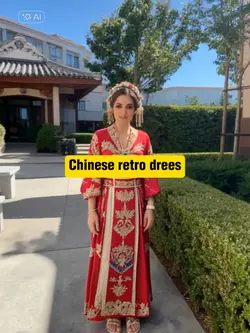 Chinese retro drees