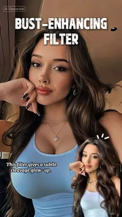 Bust-enhancing filte