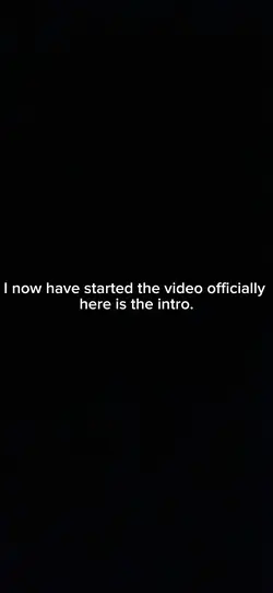 Intro started