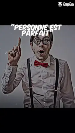 personne est parfait