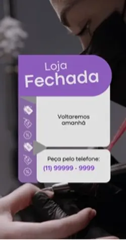 Loja fechada