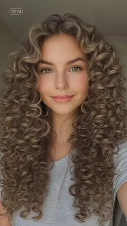 Curly hair