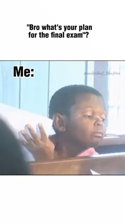 plans for final exam