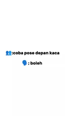 coba pose depan kca