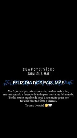 Feliz dia dos pais