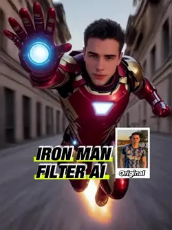 AI FILTER IRON MAN