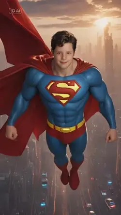 grow up as superman 