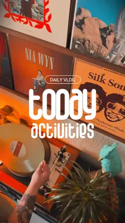 vlog today activity