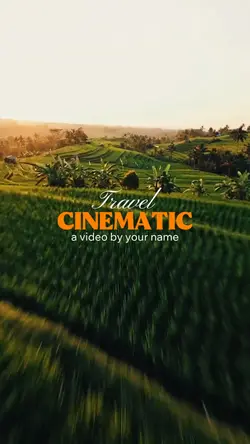Travel cinematic