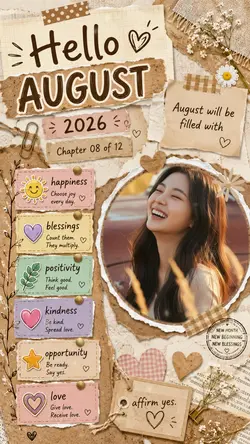 HELLO AUGUST 2026