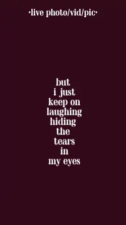 i just keep on 