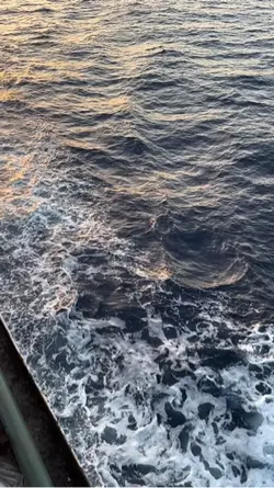 Sunset at sea