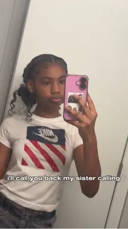 my sister calling 