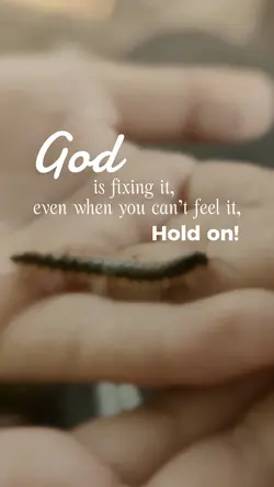 God is fixing it