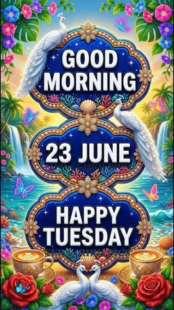 Tuesday 23 June 2026