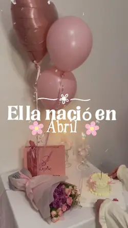 Ella nació en abril 