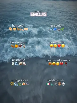 me in emojis😏