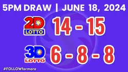 2D AT 3D - 5PM DRAW 