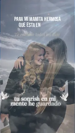 te extraño mamá 