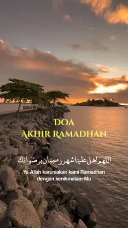 Do'a akhir Ramadhan