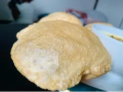 Puri and kala chana