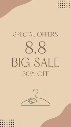 8.8 BIG SALE