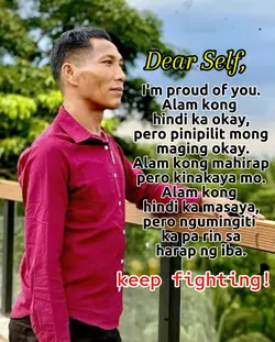 I'm proud of you 