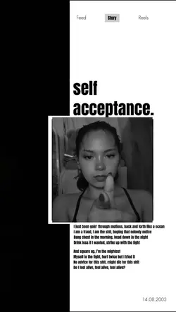 SELF ACCEPTANCE 