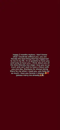 happy 2months baby.