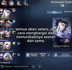 Semua akan setara