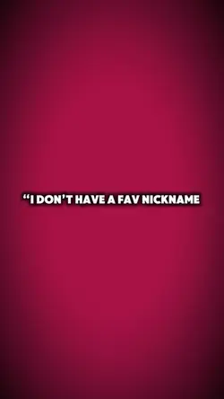 nickname