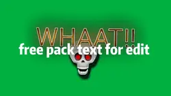 free pack text