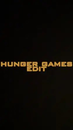hunger games edit